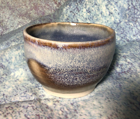 Bowl, meteorite glaze